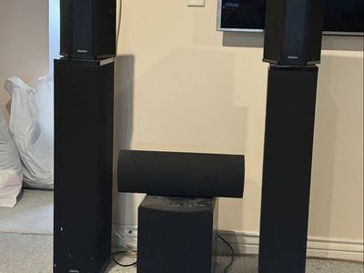 Definitive Technology Speaker System with Onkyo Receiver - 5.1 Home Theater Setup