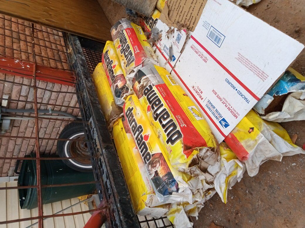 16 Duraflame burning logs for sale $30