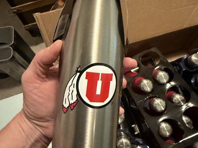 University of Utah 17 oz. Stainless Steel Water Bottle - Double Wall Vacuum Insulated