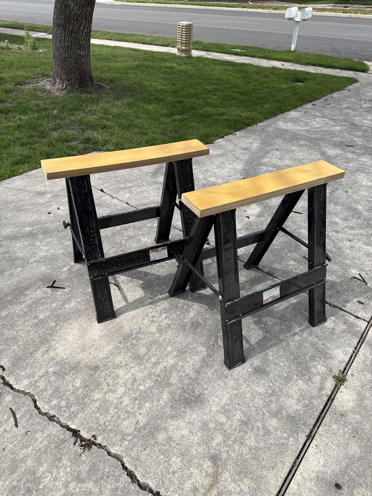 Heavy Duty Steel Sawhorses  $49.00