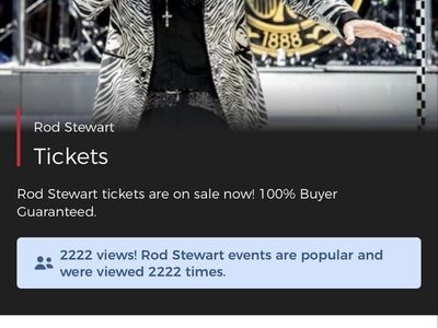 Rod Stewart tickets