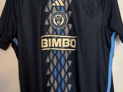 Adidas Philadelphia Union Soccer Jersey Size 2XL Black Gold MLS