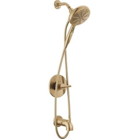 Delta Nicoli Monitor 14 Series Tub and Shower SureDock Champagne Bronze