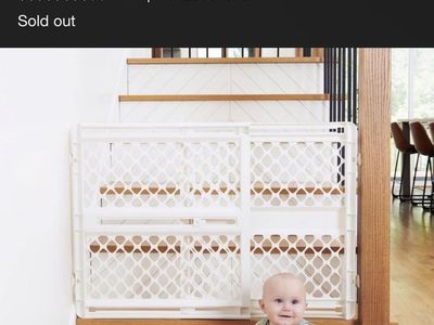 Secure Plastic Safety Gate - toddler pet gate