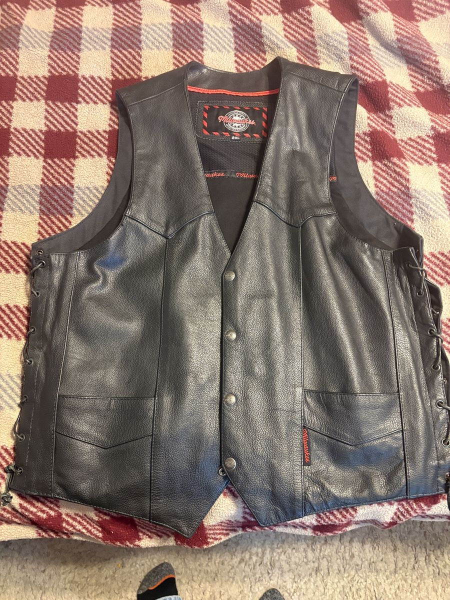 Milwaukee Leather Vest. XXL