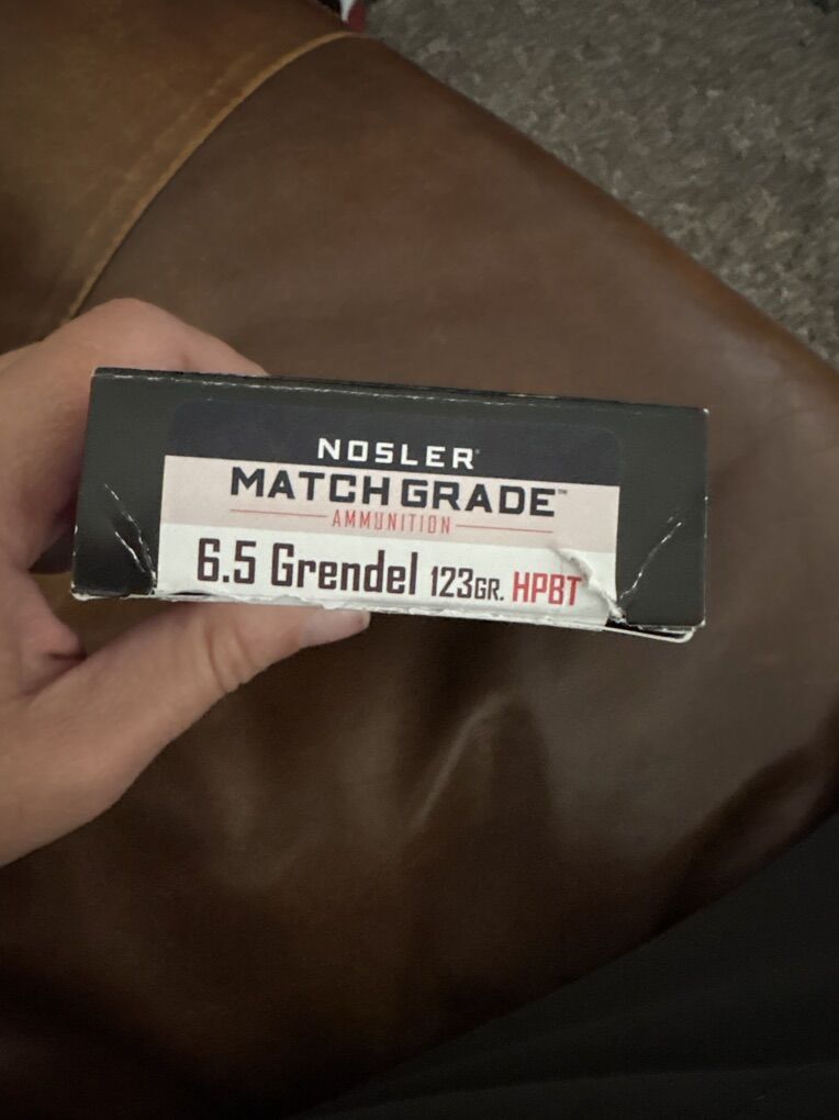 Nosler 6.6 Grendel 123 Gr Hpbt