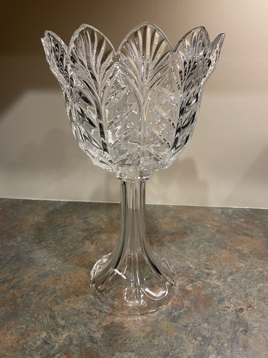 Fifth Avenue lead crystal compote