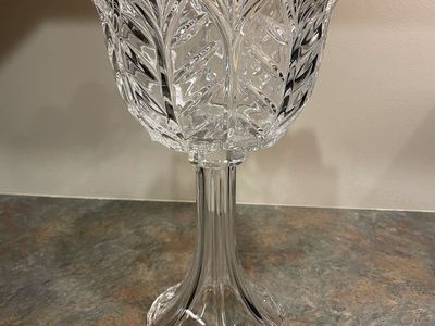 Fifth Avenue lead crystal compote