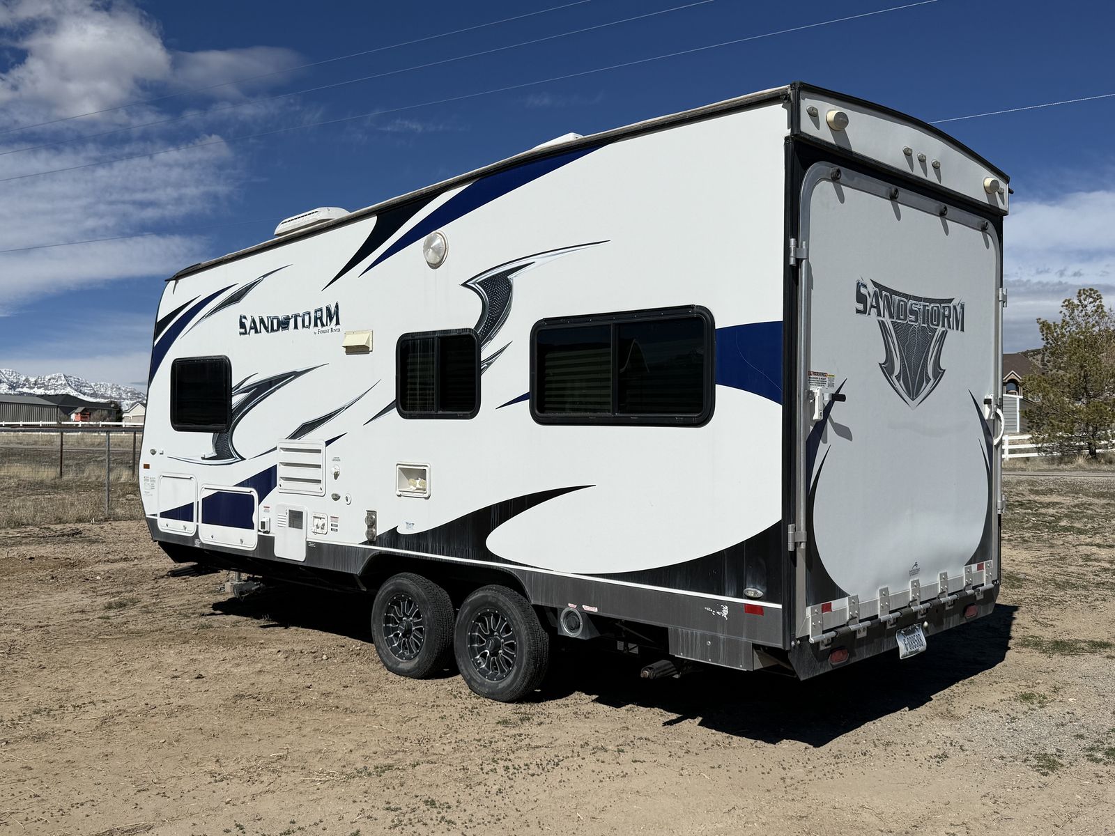 2015 Sandstorm Toy Hauler Trailer