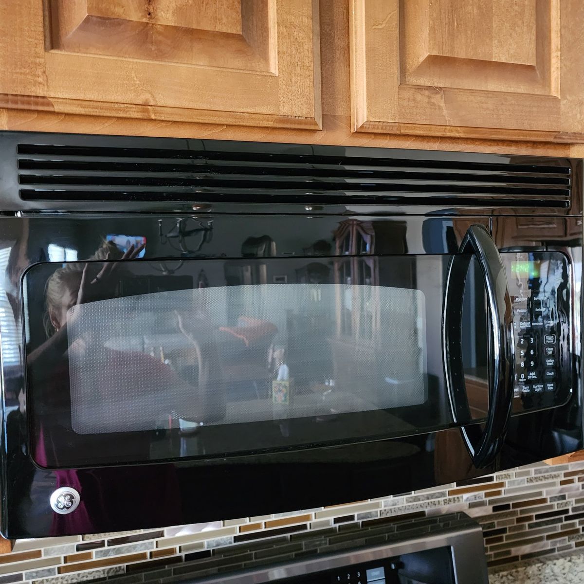 GE Black Over-the-Range Microwave