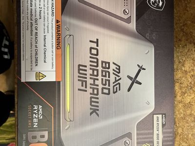 MSI MAG B650 Tomahawk WiFi AM5 ATX Motherboard DDR5 Support