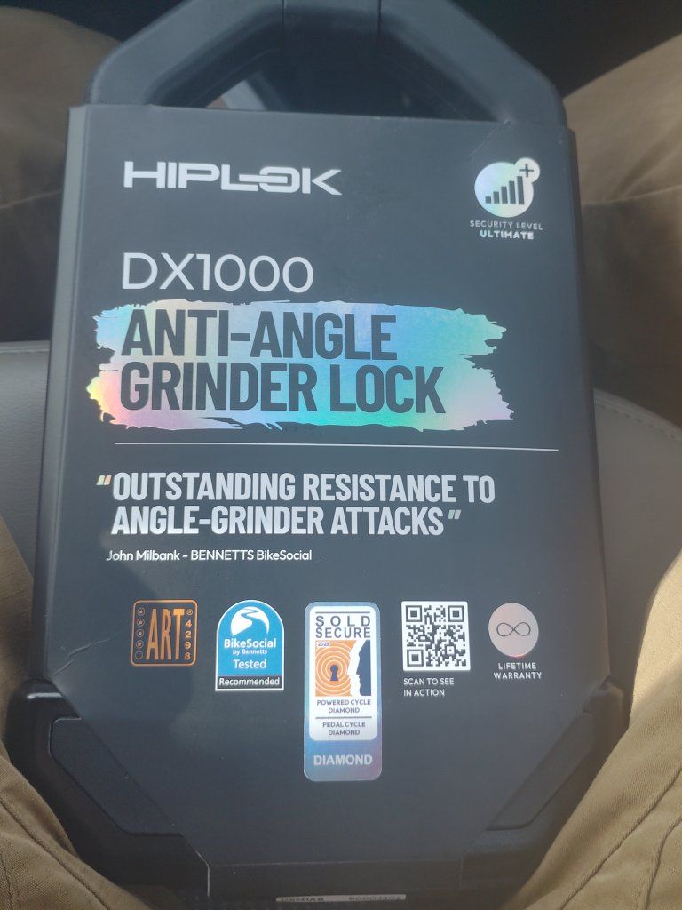 New HipLok DX1000 Anti Angle Grinder Lock