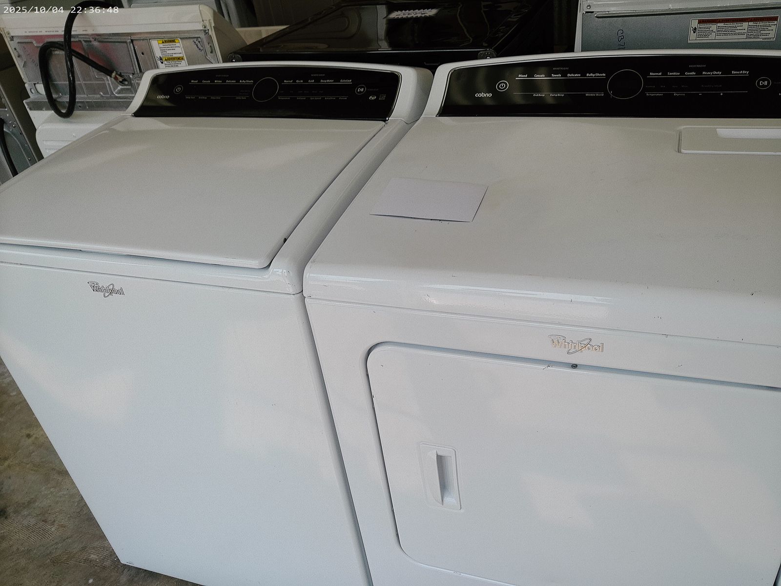 High Efficiency Washer and Dryer~90 Day Guarantee~Without Agitator