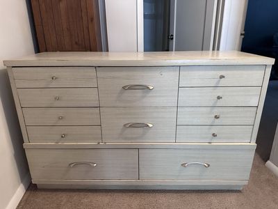 Tan dresser
