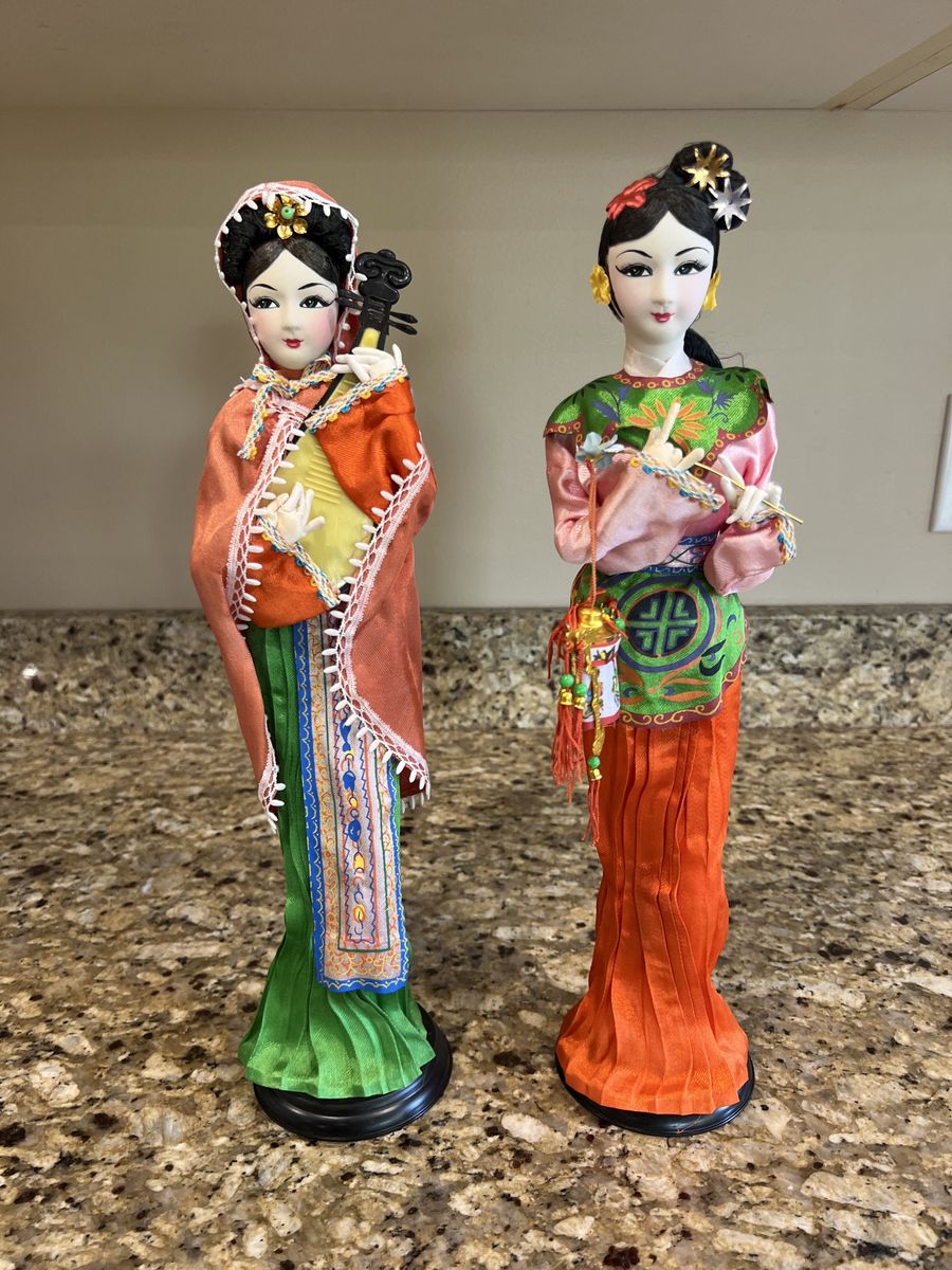 Vintage Geisha Dolls