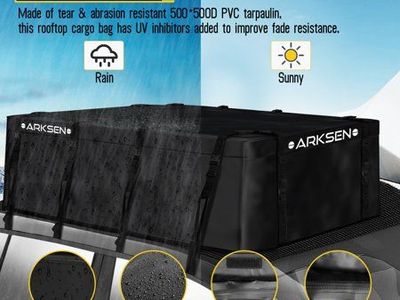 ARKSEN 29 Cu Ft Waterproof Rooftop Cargo Bag