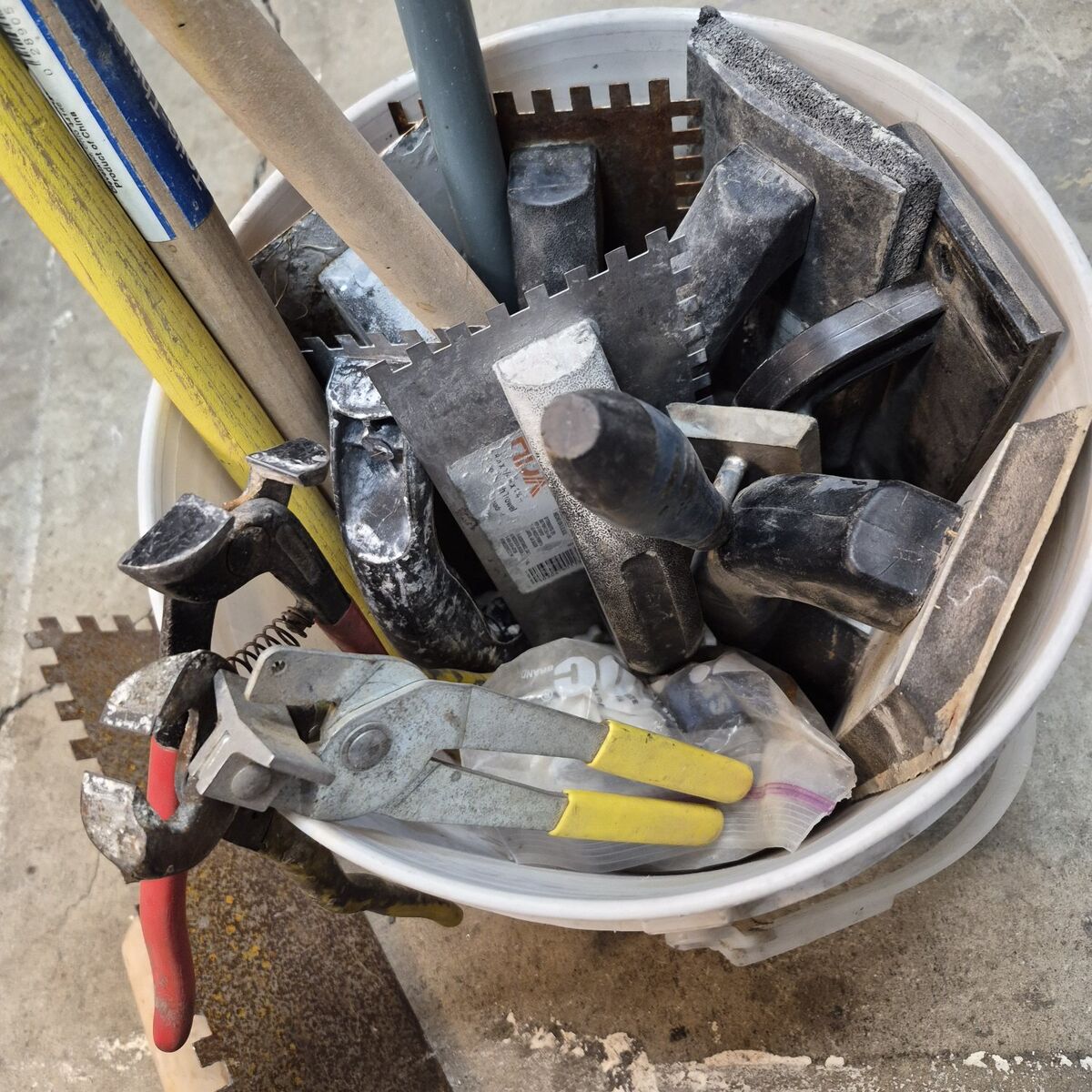 Tile and grout tools