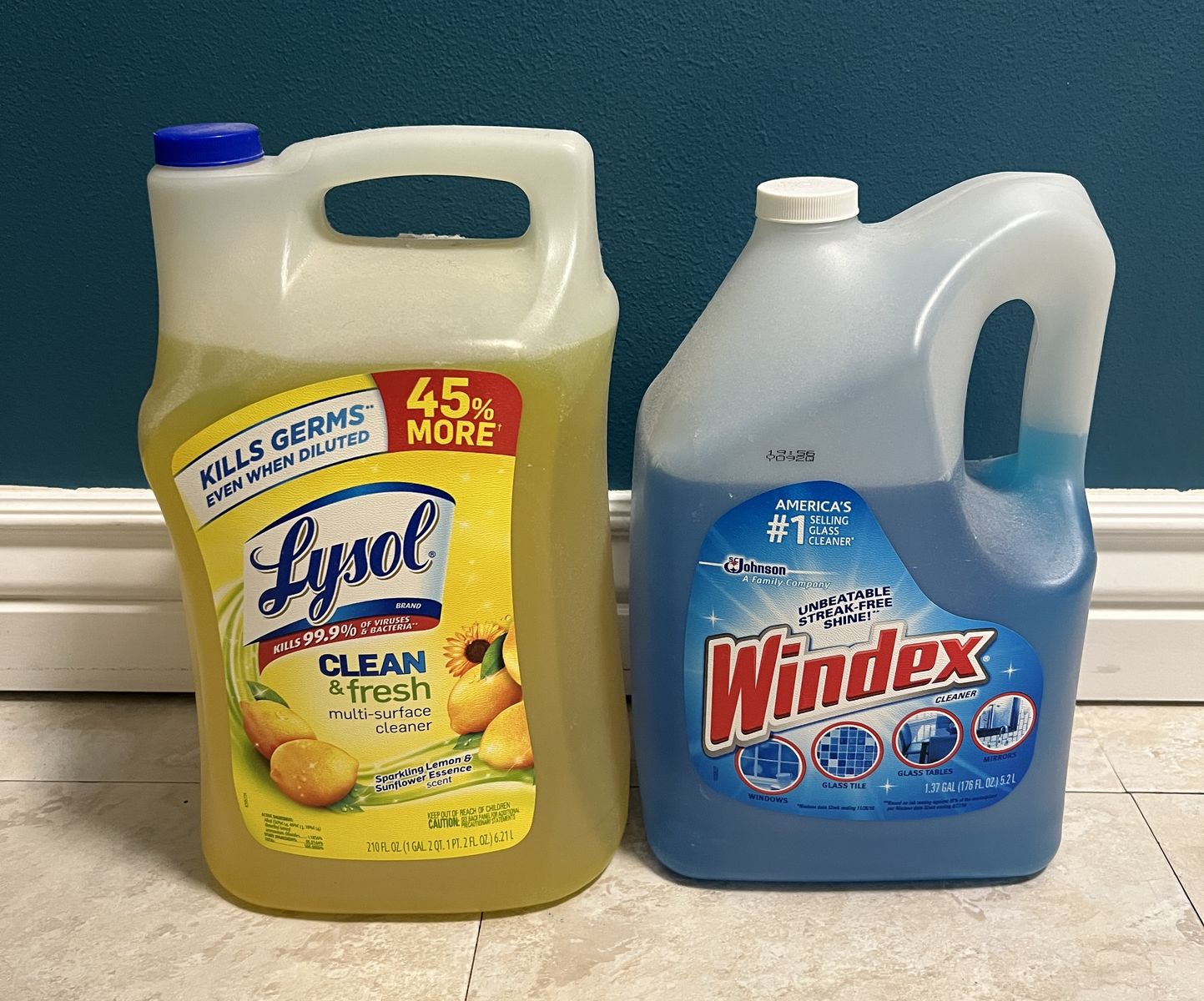 Lysol and Windex Cleaning Supplies