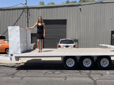 Custom flat bed 18’ trailer