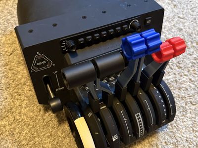 Honeycomb Aeronautical Bravo Throttle Quadrant for Flight Simulators with Custom 3d Printed Levers - Excellent Condition