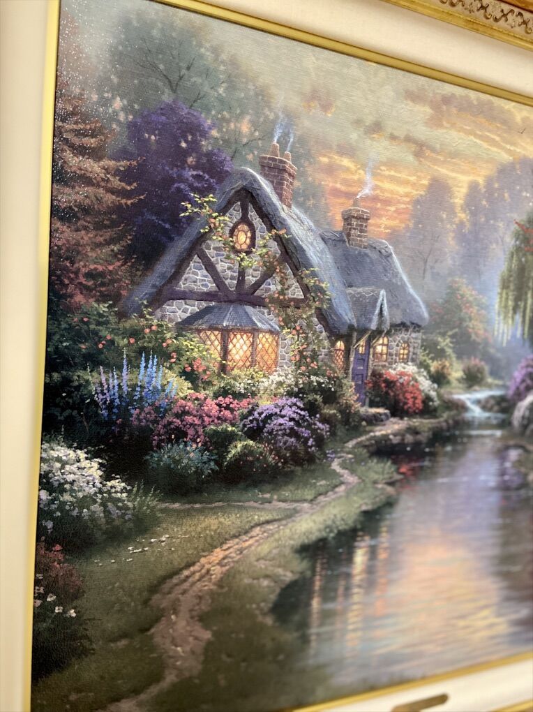 30 x 24 Thomas Kinkade S/N Canvas Painting