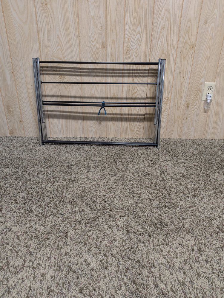 Folding 3-Tier Metal Shoe Rack - Space-Saving Storage Organizer