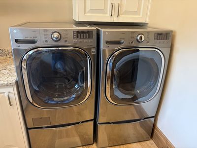 LG WASHER AND LG GAS DRYER