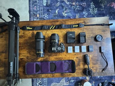 Nikon D5600 DSLR Bundle – Complete Kit with 2 Lenses & Tripod
