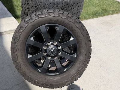 Dodge Ram 3500 Rims and Tires 305/55R20-33/12.50R20 Bfg Ko3