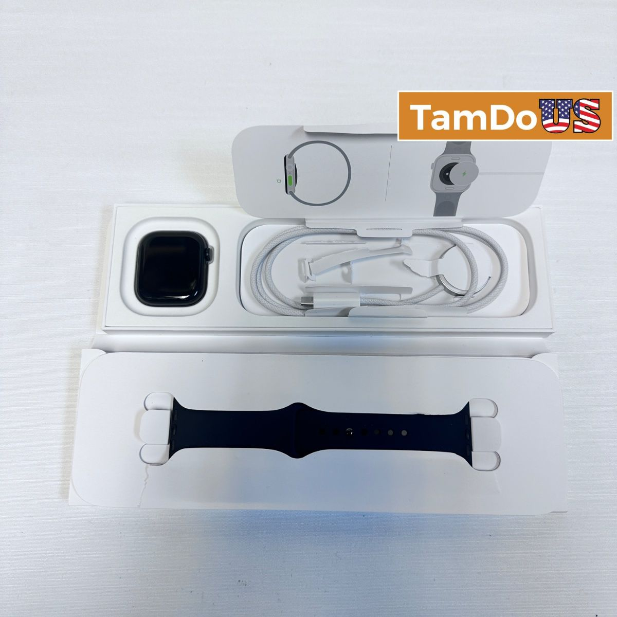 Apple Watch Series 10 (42mm, Cellular) Jet Black AL Black Sport Band S/M