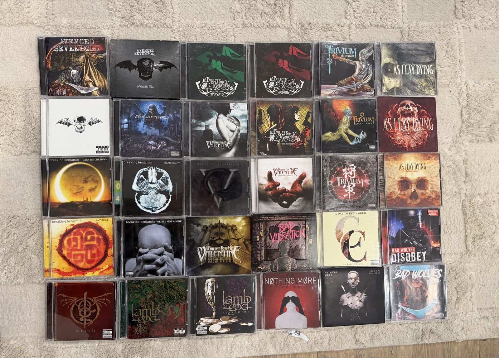 Hey metalheads!!!! Metalcore, Emo CDs lot