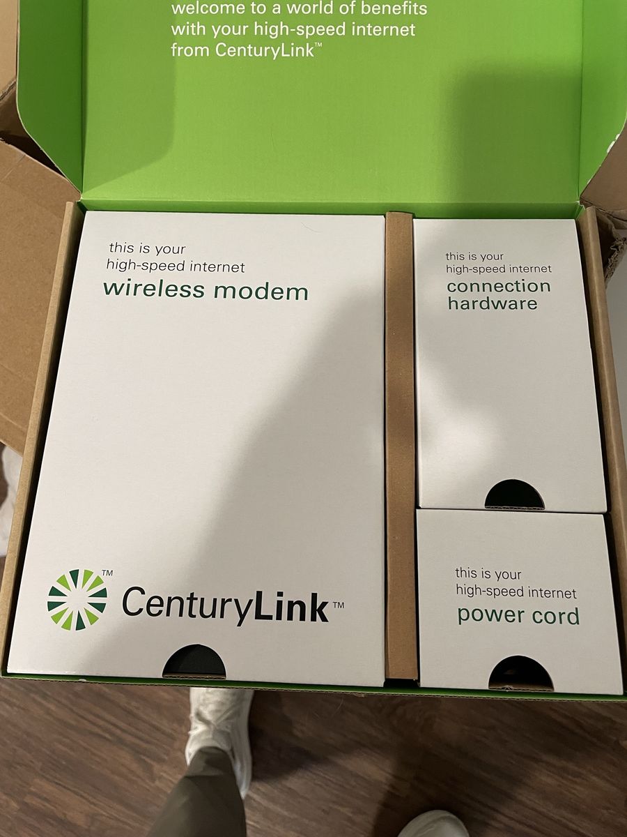 CenturyLink C3000Z Wireless Modem Router - High-Speed Internet WiFi 2.4G/5G