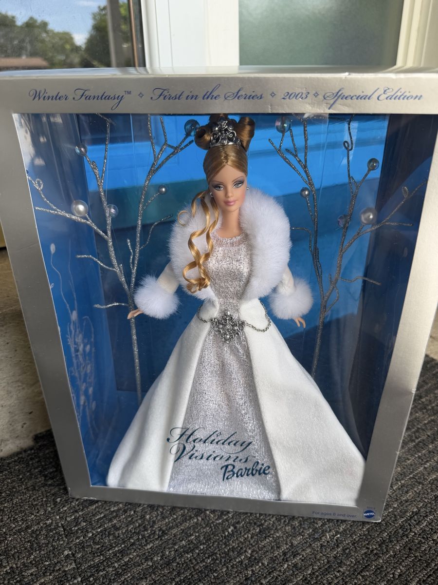 2003 Winter Fantasy Holiday Visions Barbie Special Edition Doll First in Series - NIB