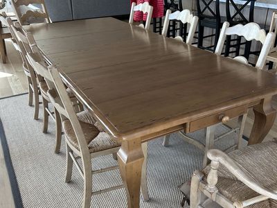Dining room table with 8 chairs