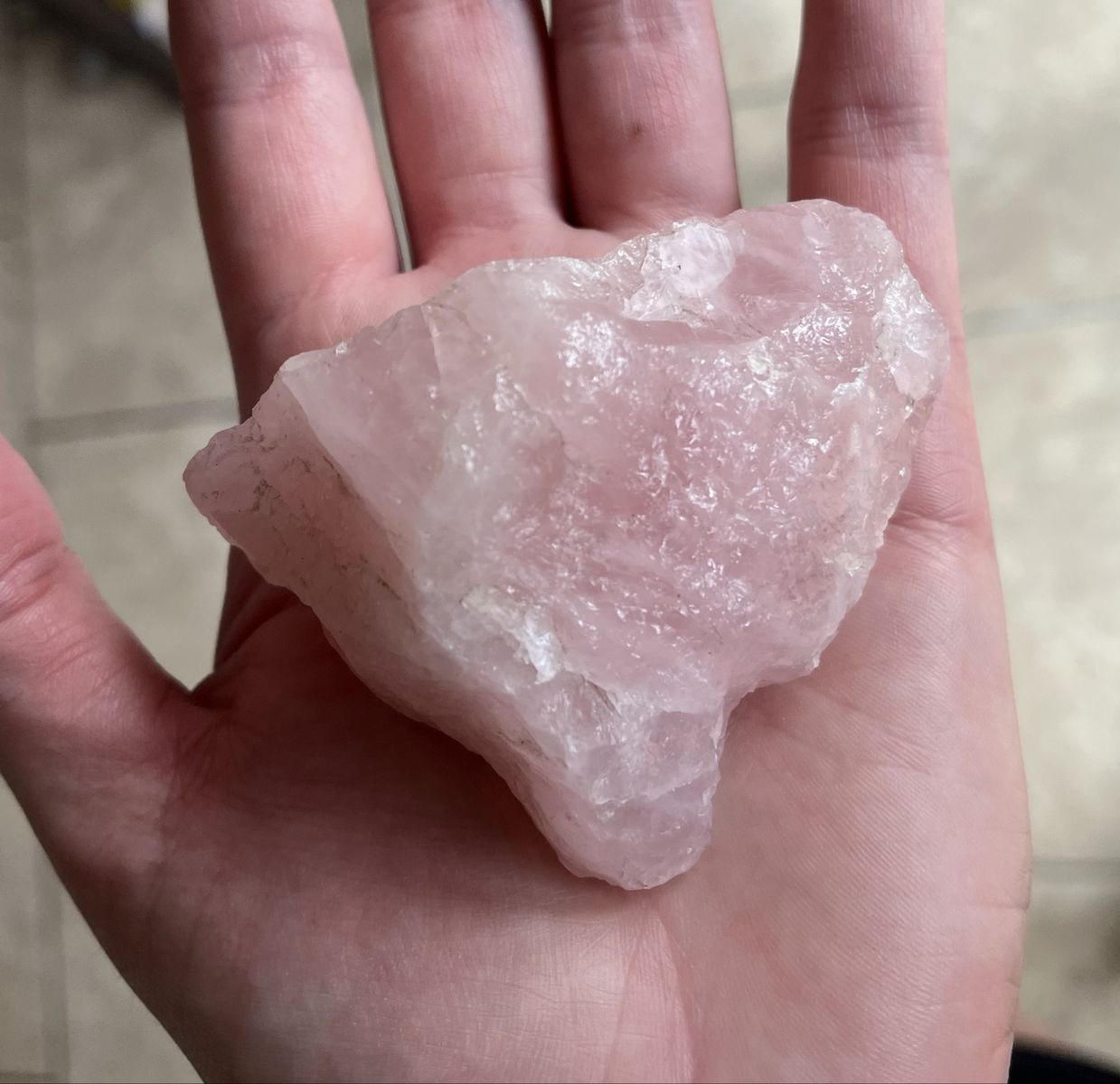 Rose Quartz Crystal Stone Rock