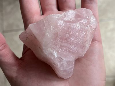 Rose Quartz Crystal Stone Rock