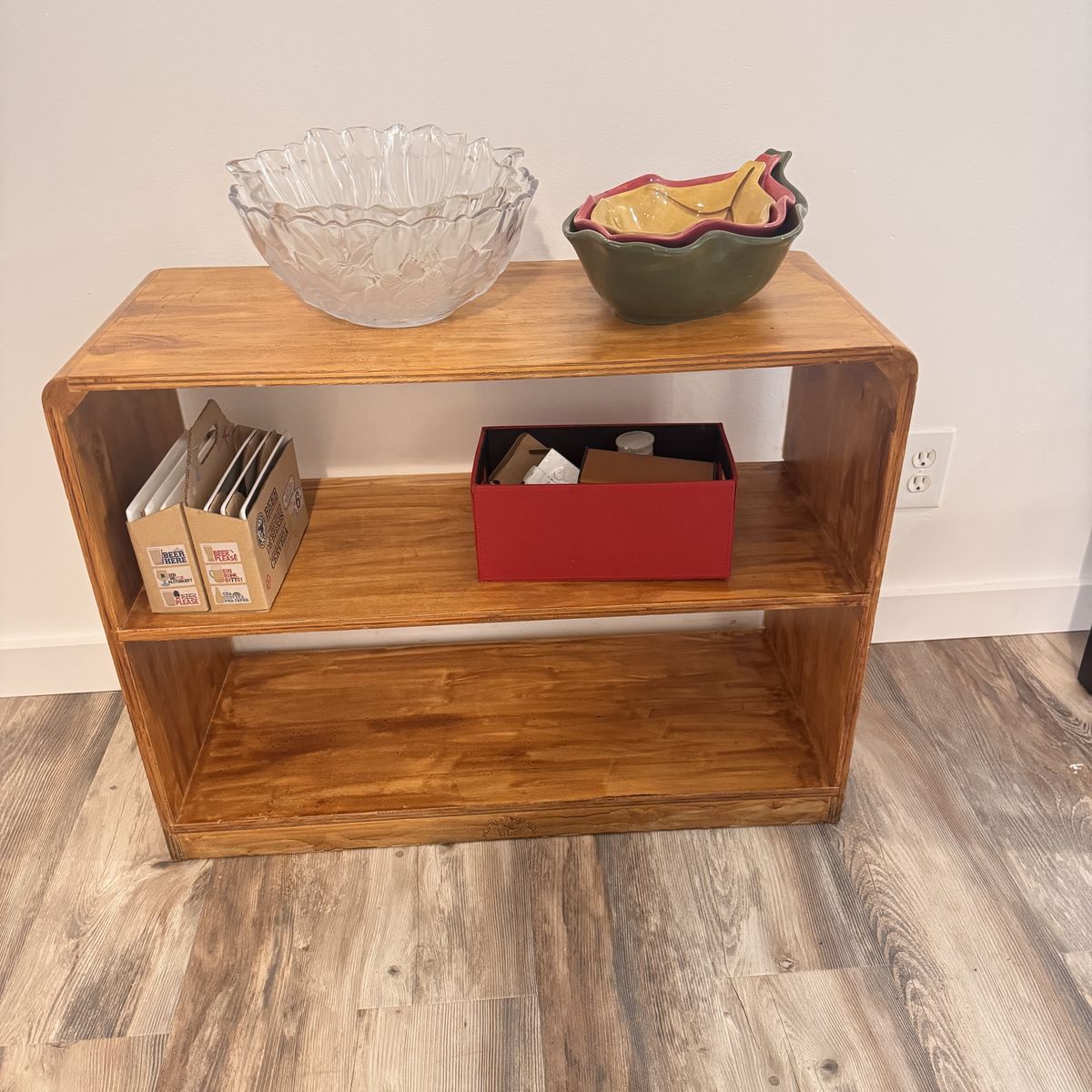 Solid Maple Vintage Bookcase