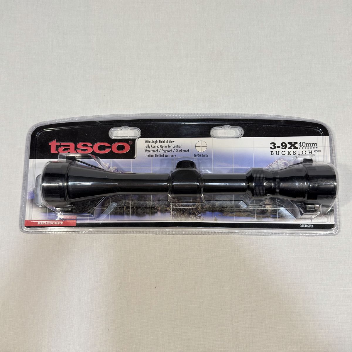 NEW Tasco Bucksight 3-9x40mm Riflescope Matte Black Hunting Scope Factory Sealed