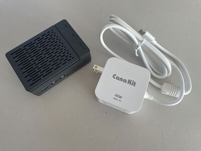 Raspberry Pi 5 w/ Active Cooling case + Power