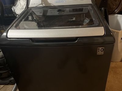 GE Top-Load Washer with Deep Fill and Glass Lid