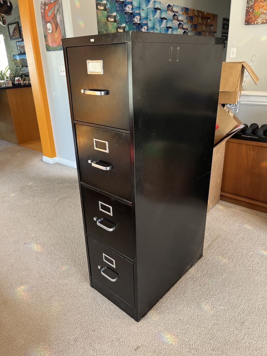 4 Drawer Metal File / Filing Cabinet