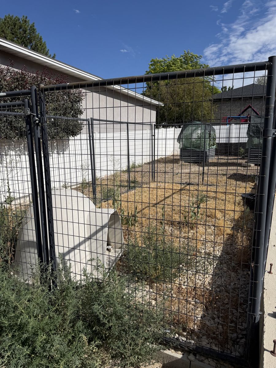 Large Outdoor Dog Kennel - Secure Pet Enclosure Welded wire dog kennel 6 x 10 x 20