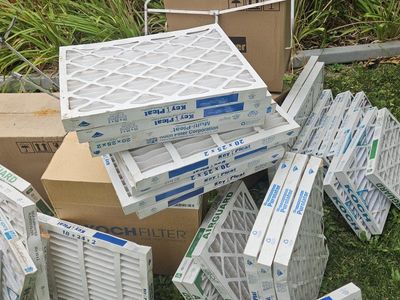 HVAC Air Filters NEW 2" X different sizes. Koch Purolator Airguard Sensible Products Grabber Tool
