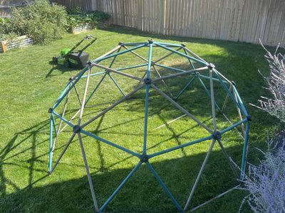 Kids Metal Climbing Dome Backyard Playground Equipment