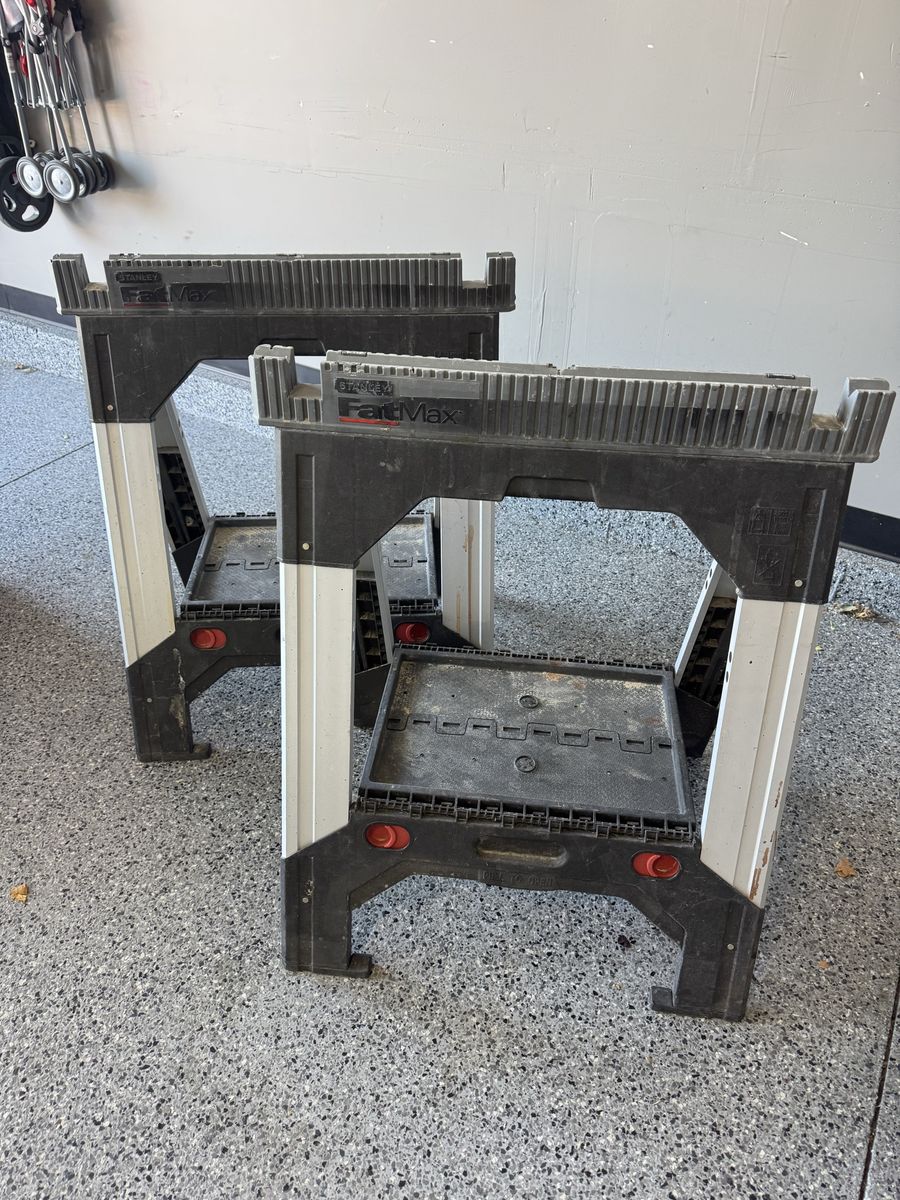 Stanley fat Max adjustable sawhorse -2