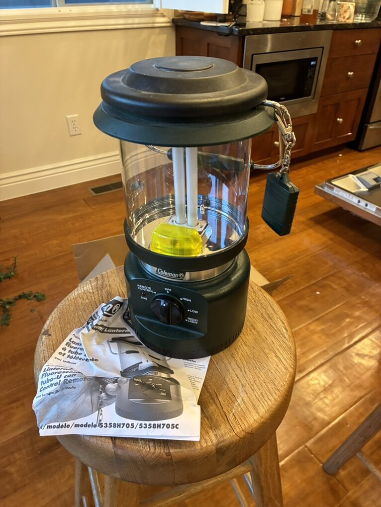 Coleman Remote Control Lantern New