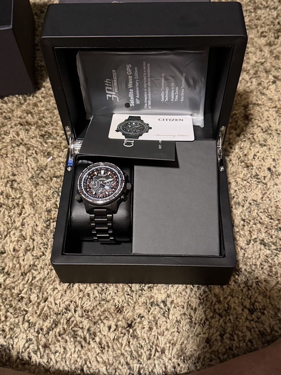 Citizen Promaster Satellite Wave GPS 30th Anniversary Edition Watch CC7015-55E