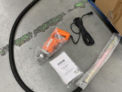 SKYSHALO Handheld Concrete Vibrator, 800W Electric Vibrator 13000 VPM, 6.6 ft. / 2 m Shaft Rod, Portable, Remove Air Bubble