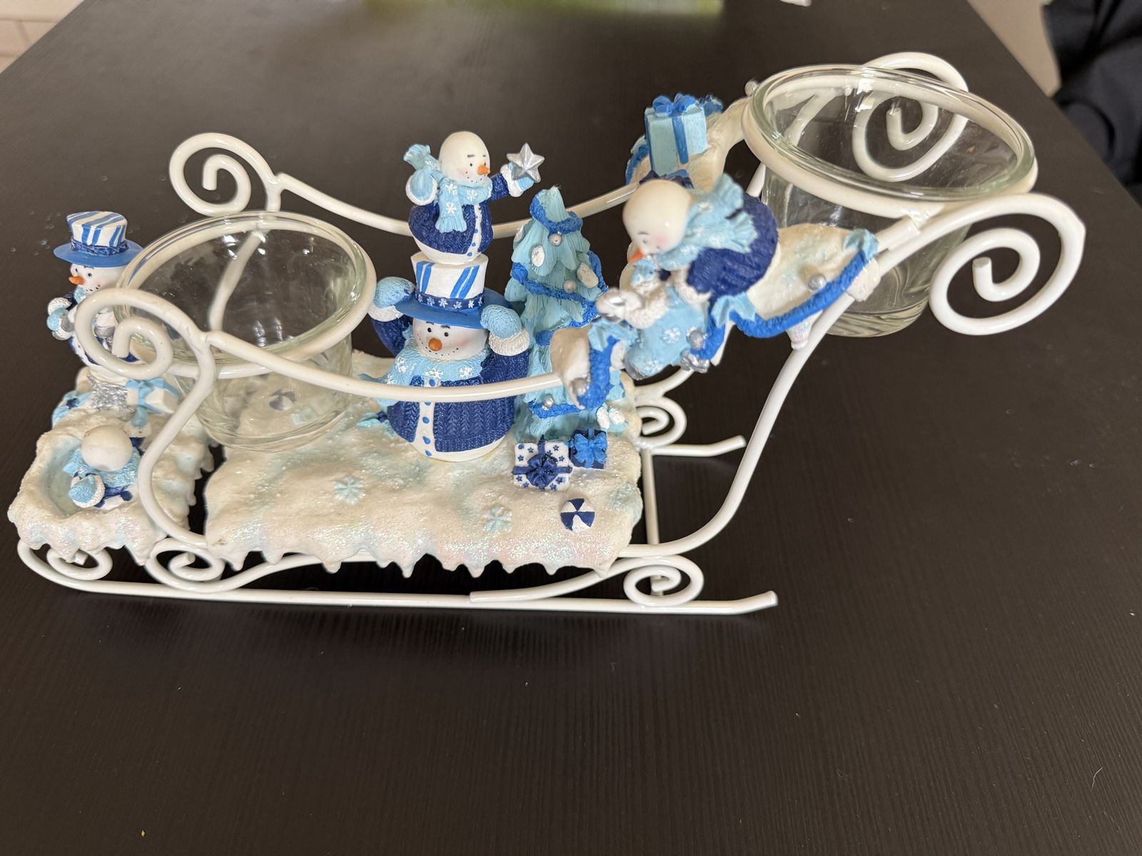 Snowman Candle Holder