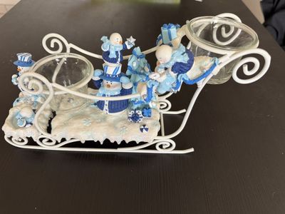 Snowman Candle Holder